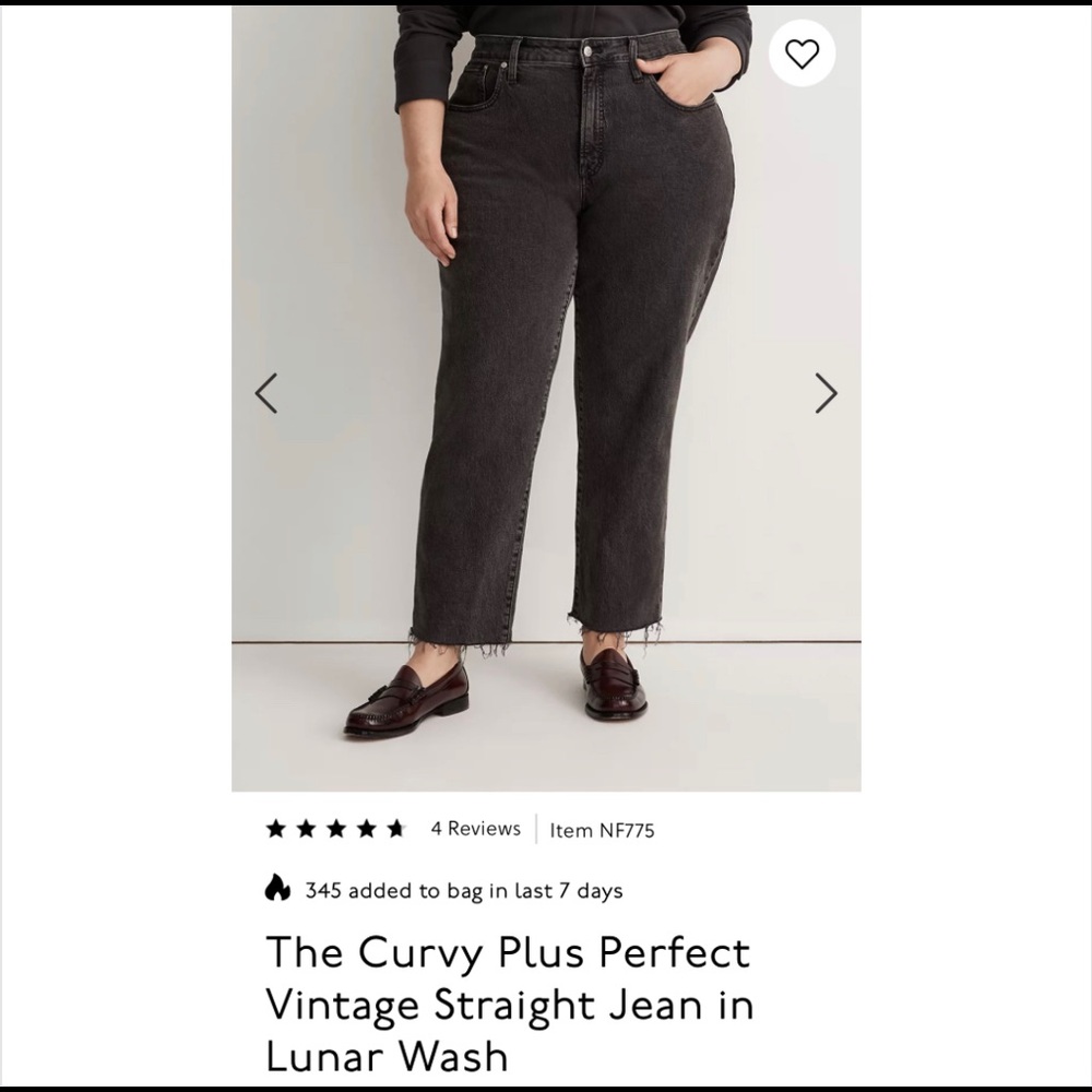 The Curvy Plus Perfect Vintage Straight Jean